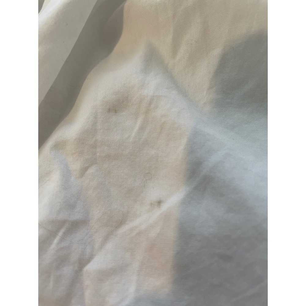 Vince Shoulder Play Top Womens XS White Minimalist Clean Girl Sustainable - Picture 7 of 10